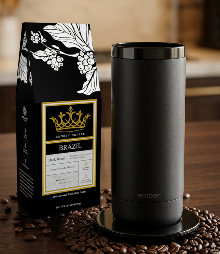 Snobby Coffee and Ember Tumbler 2