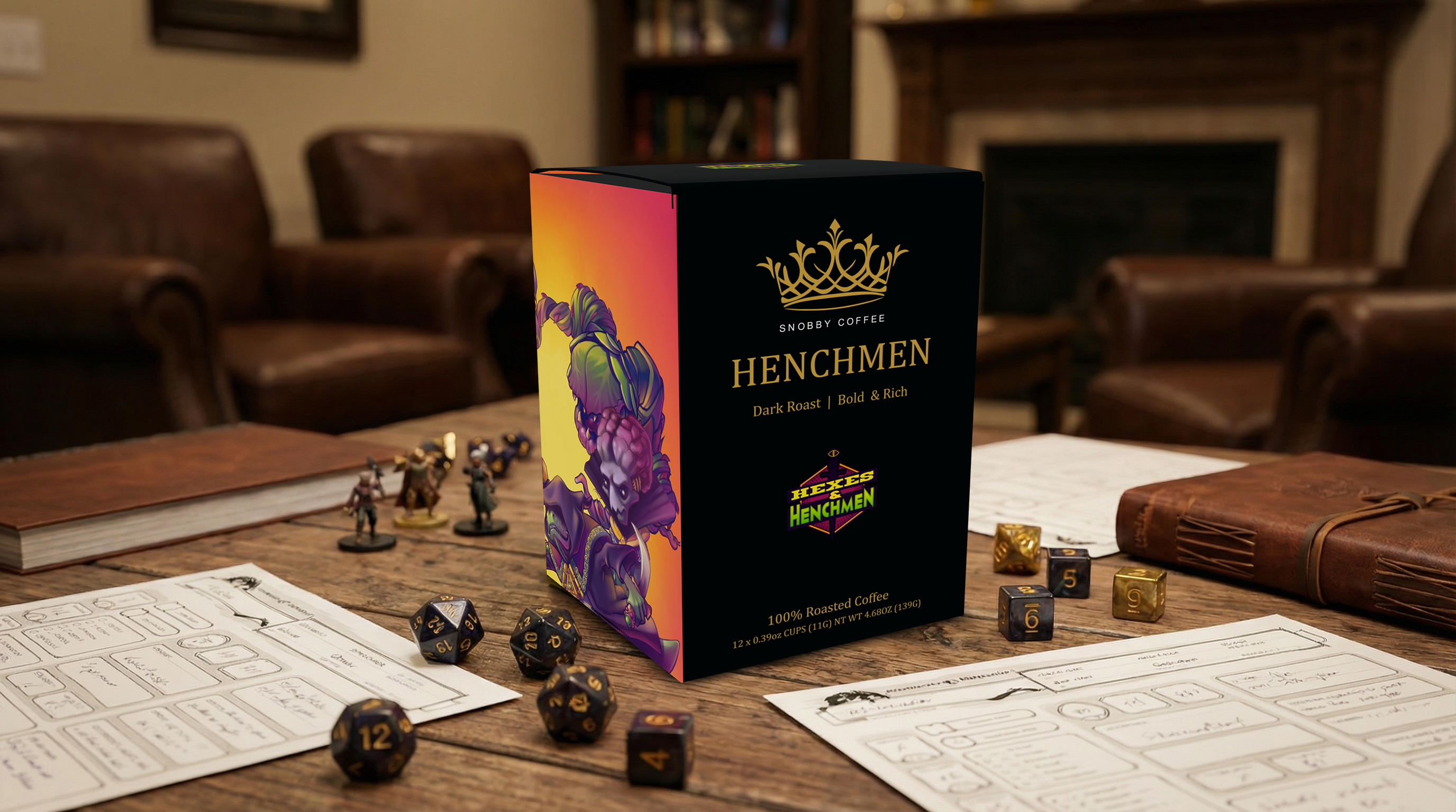Hexes & Henchmen Snobby Coffee Pods