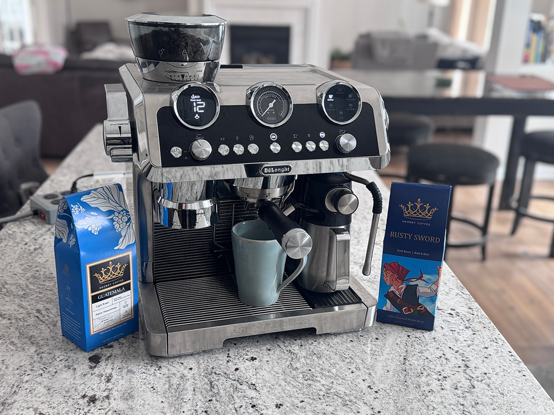 Brew Methods DeLonghi Espresso Machine and Moccamaster
