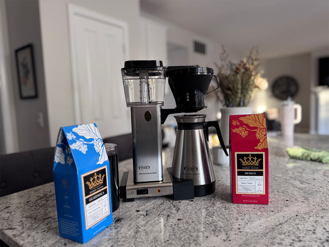Brewing Snobby Coffee Moccamaster Coffee Maker