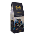 Snooby Coffee 'Fables' coffee packaging with character illustration on a white background