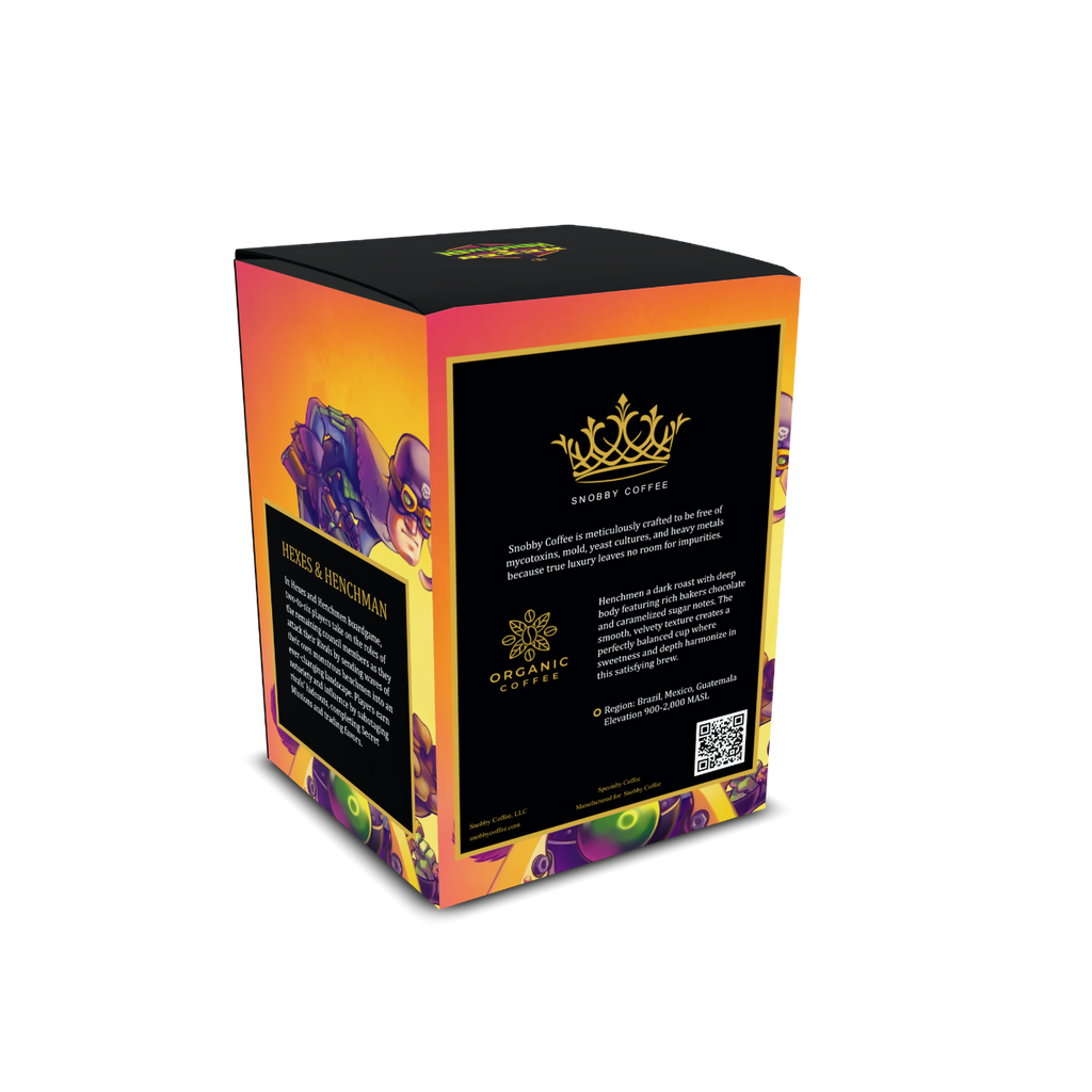 Snobby Coffee Henchmen Coffee Pods box