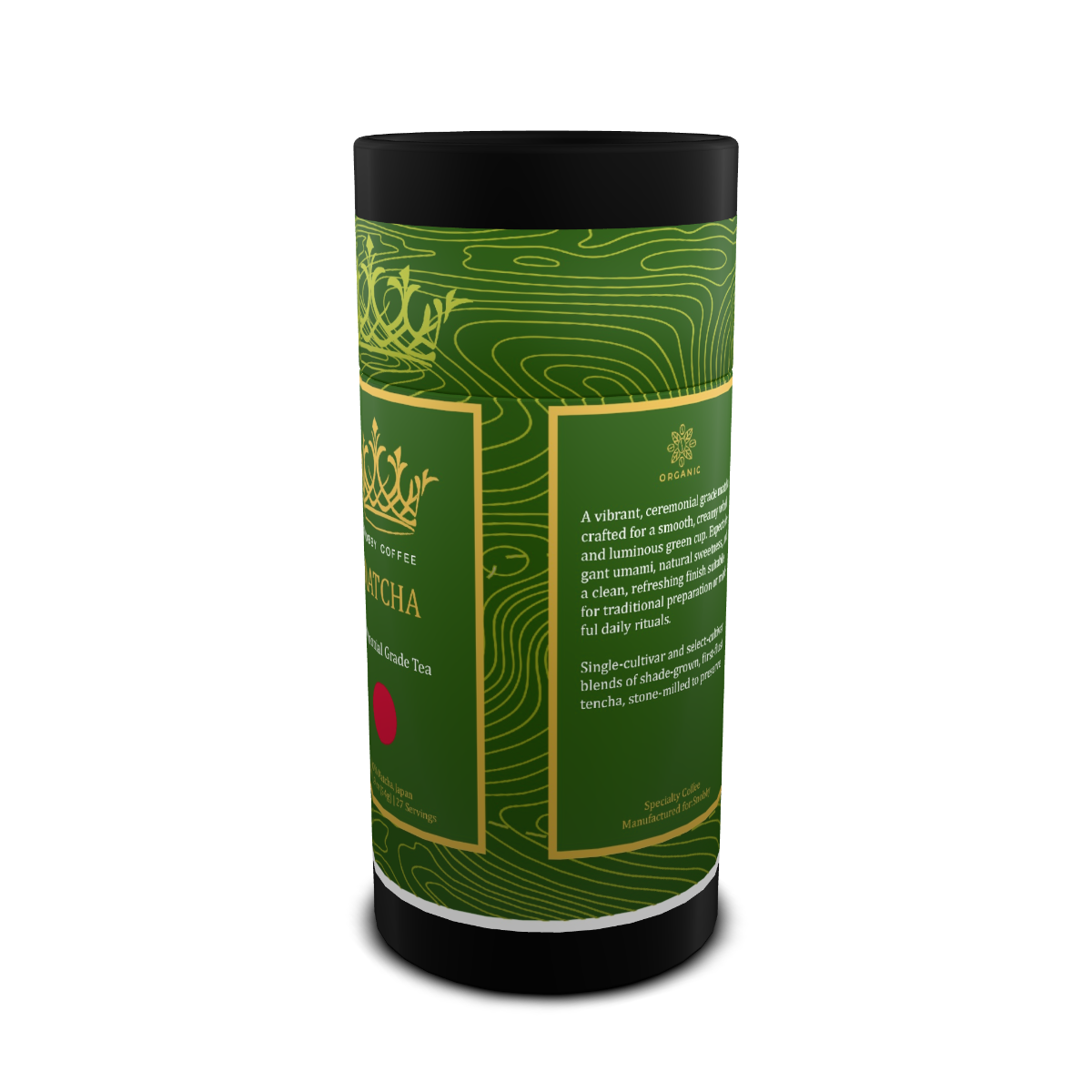 Matcha Coffee tube green