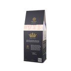 Coffee packaging with a decorative design on a white background